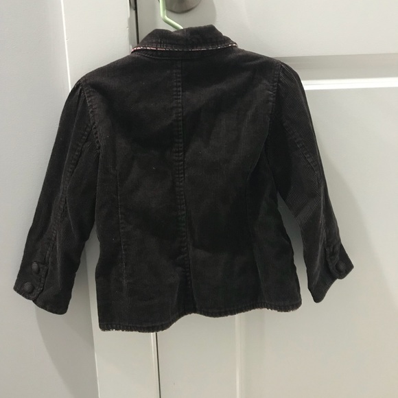 H&M Girl Toddler Kids Brown Blazer Jacket 1.5-2Y - Picture 2 of 3